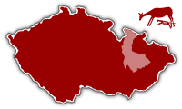 mapa kraje - Olomoucký